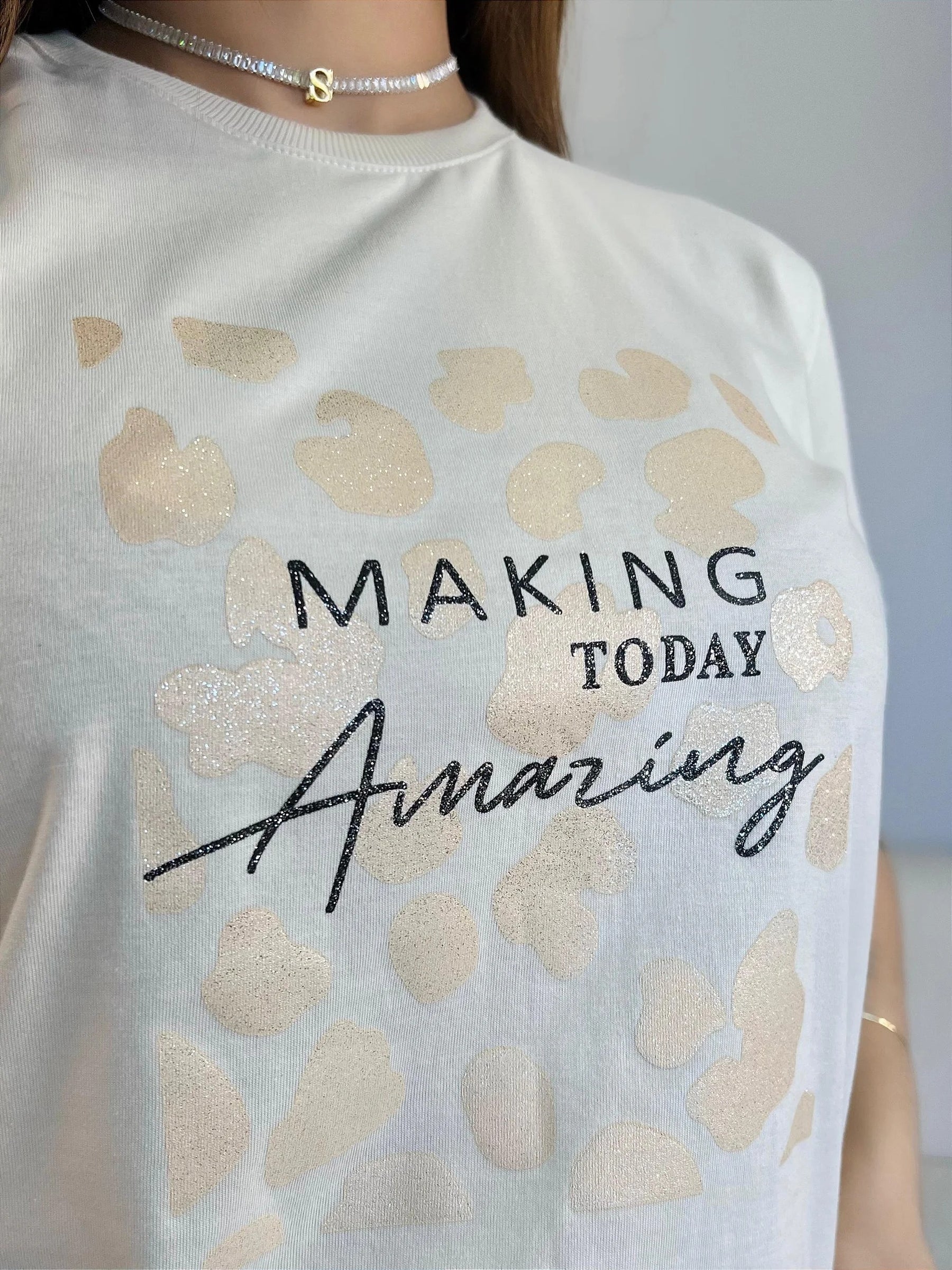 T-SHIRT MAKING TODAY AMARING - BEGE NATURAL