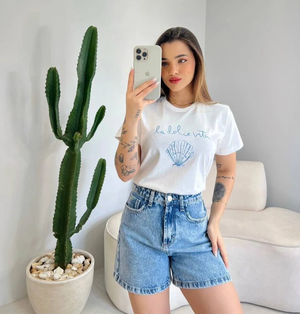 T-SHIRT LA DOCE VITA - OFF WHITE