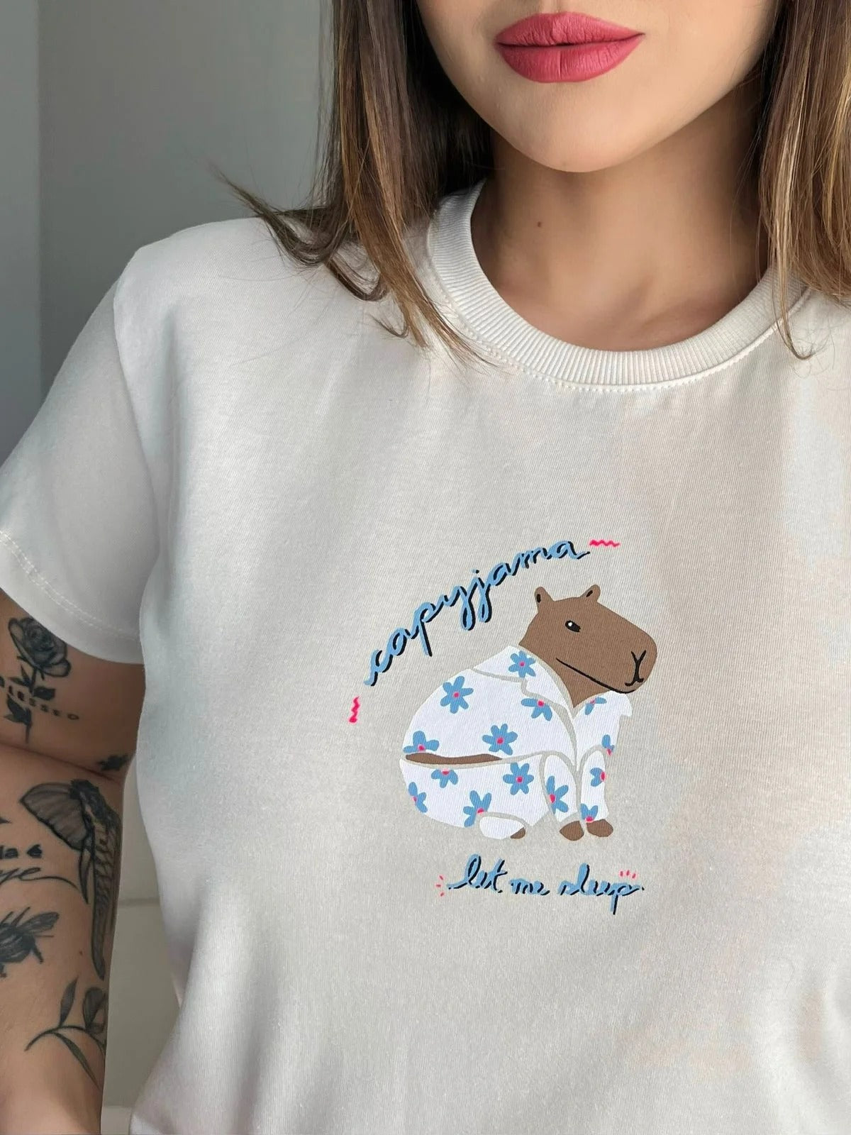 T-SHIRT CAPIJAMA - BEGE NATURAL
