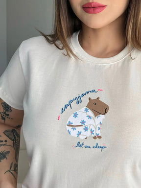 T-SHIRT CAPIJAMA - BEGE NATURAL