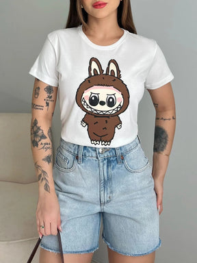 T-SHIRT LABUBU - OFF WHITE